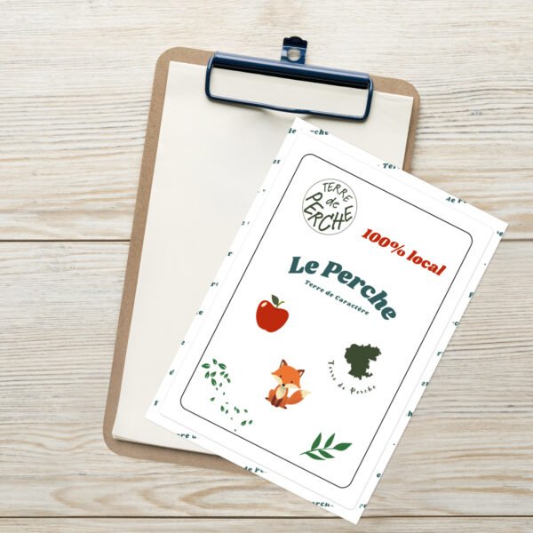 Feuille d'autocollants A5 - Le Perche