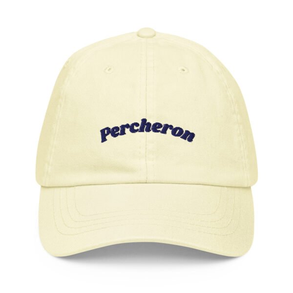 Casquette Percheron unisexe pastel jaune