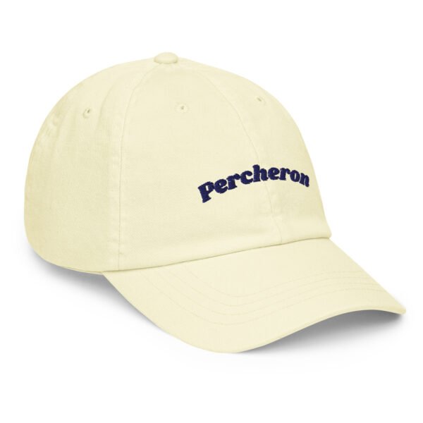 Casquette Percheron unisexe pastel jaune